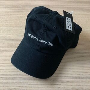 LSKD NWT Mens Black 1 Percent Better Every Day Baseball Cap OSFA
